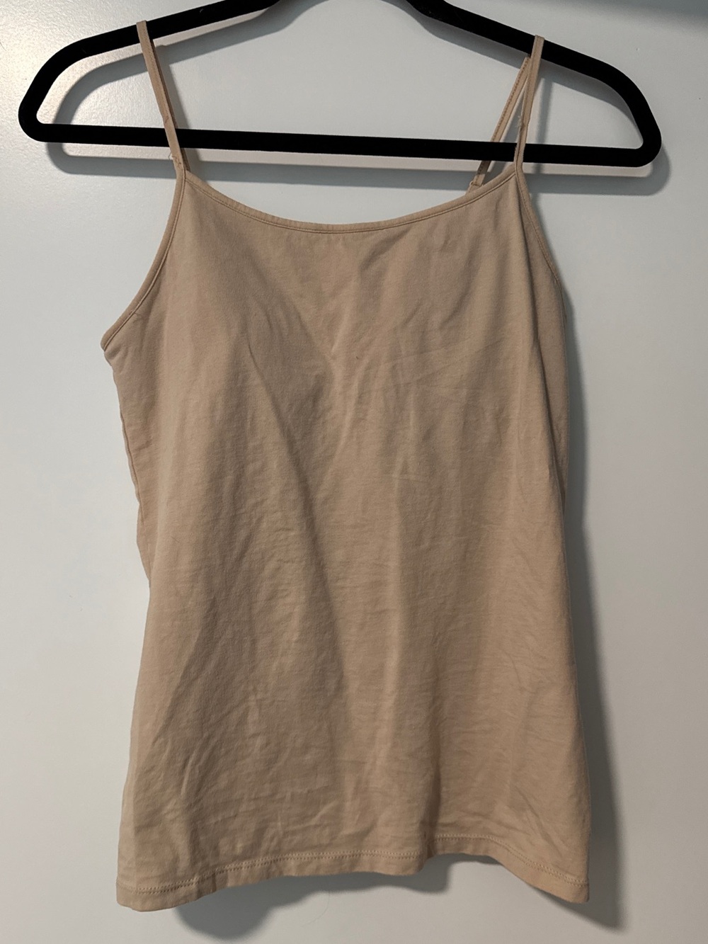 No Boundaries Beige Spaghetti Strap Cami